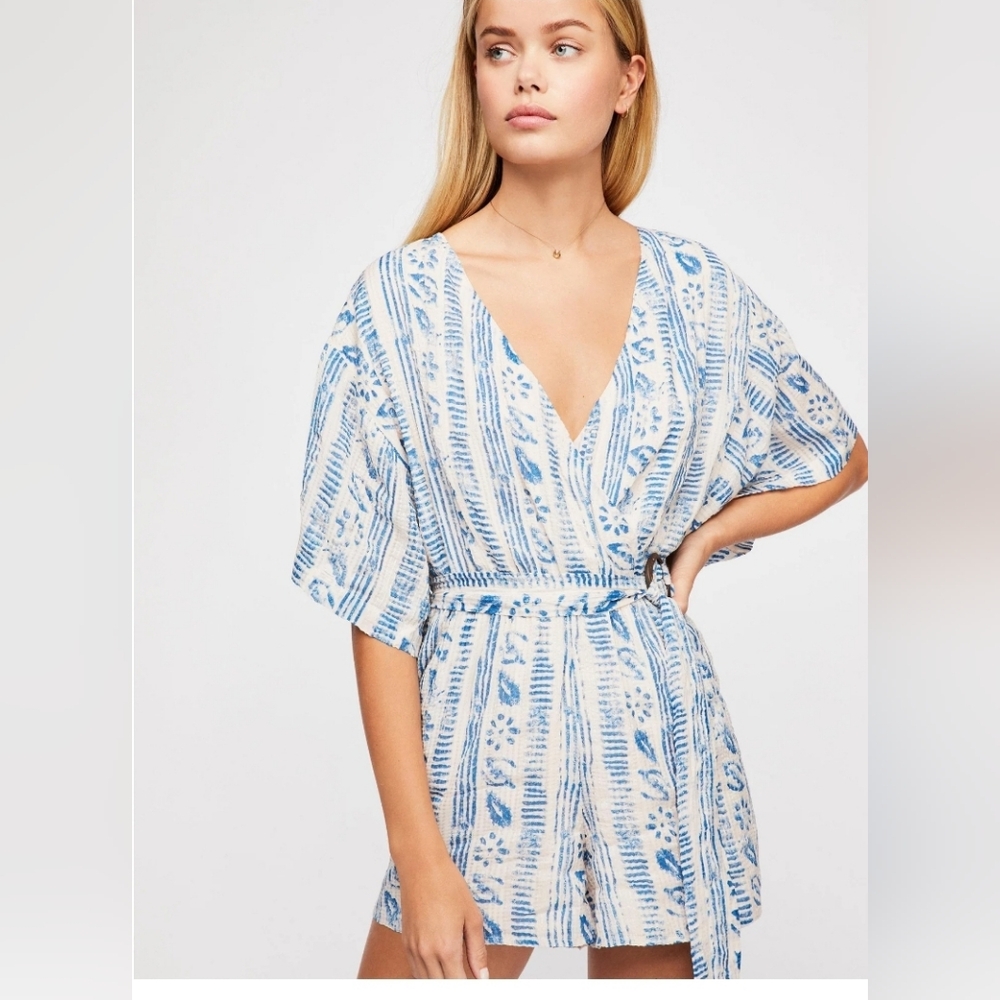 Free People Put A Ring on it Romper Dress
